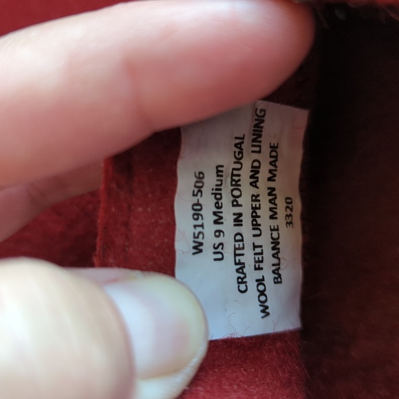 Samuel Hubbard Red Wool 🦙 Clog / Shoes Women's Size 9 Made In Portugal - Picture 7 of 9